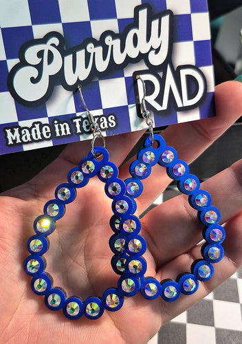 Perla Earrings (Cobalt)