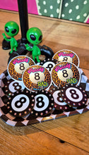 Load image into Gallery viewer, 8 ball earrings