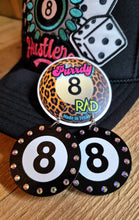 Load image into Gallery viewer, 8 ball earrings