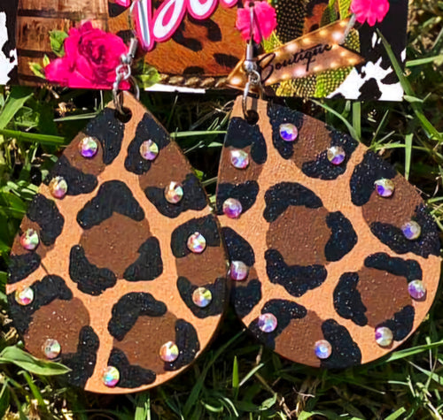 Leopard Obsession Earrings (Classic Leopard)