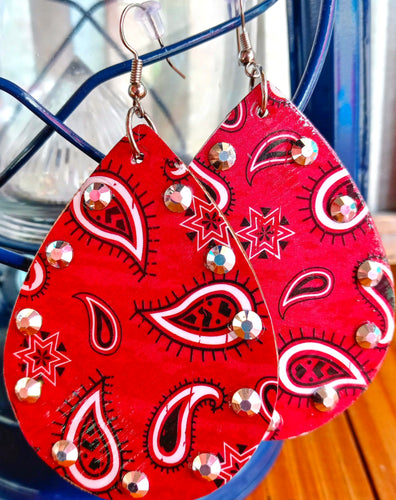 Western Paisley Earrings