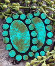 Load image into Gallery viewer, Zuni Wood Earrings